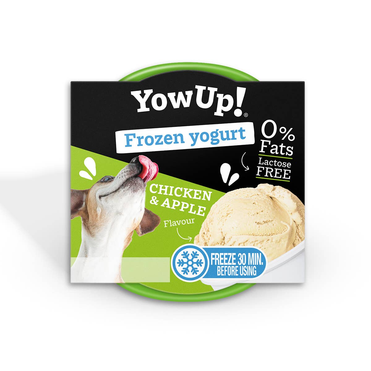 Crème glacée YowUp pomme et poulet
