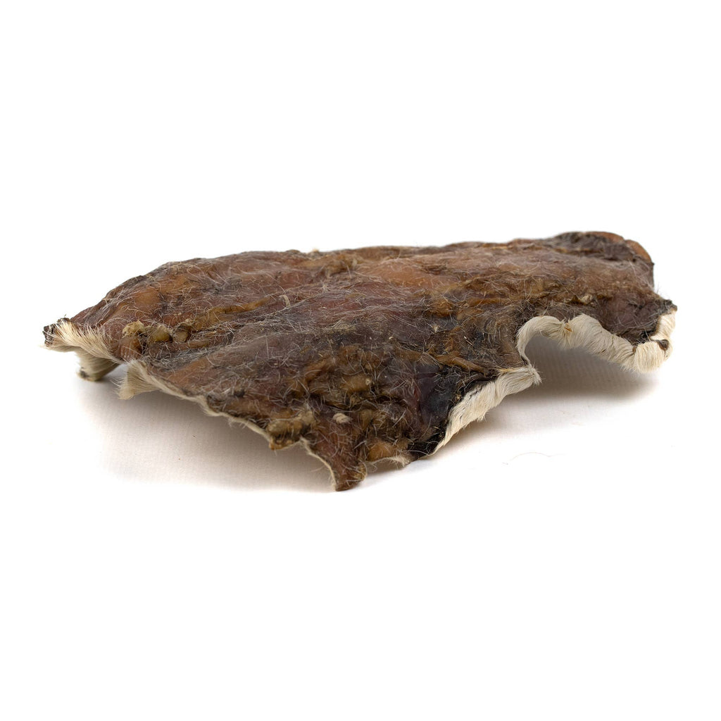 Plaque peau de bœuf avec poils